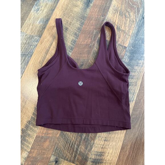 Lululemon Align Tank Cassis Size 2 Burgundy Wine - Picture 1 of 4